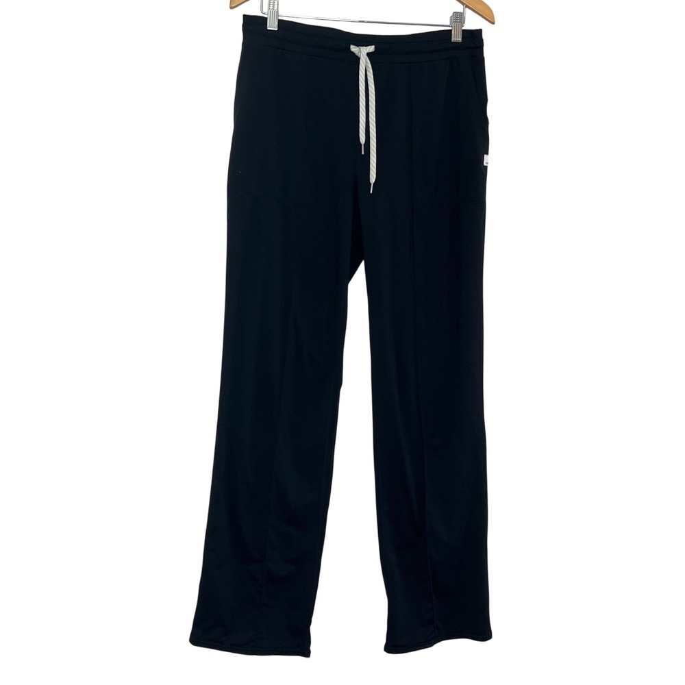 Vuori Halo Wide Leg Pant Drawstring Black VW425 Size Large